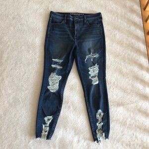American Eagle distressed skinny jeans